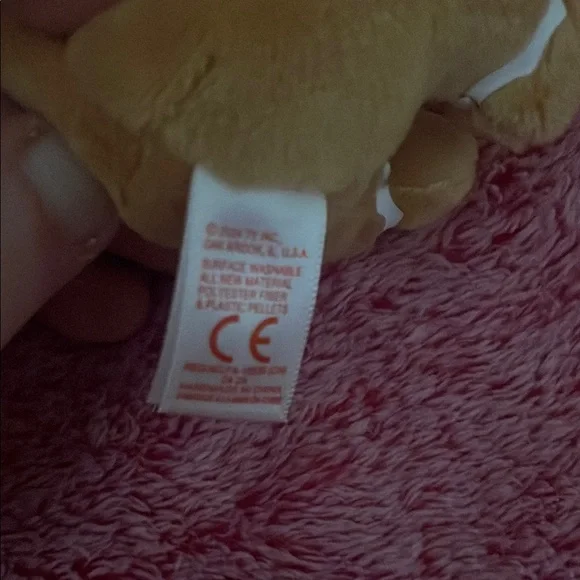 Ty Brown and Blue Stuffed Animal Gingerbread Plush - Picture 5 of 5